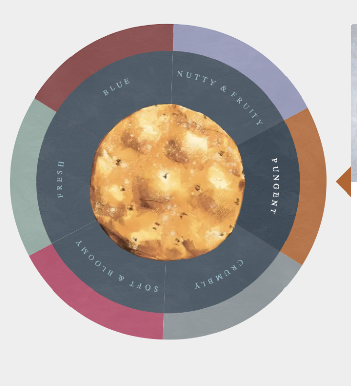 View our Cheese Pairing Wheel